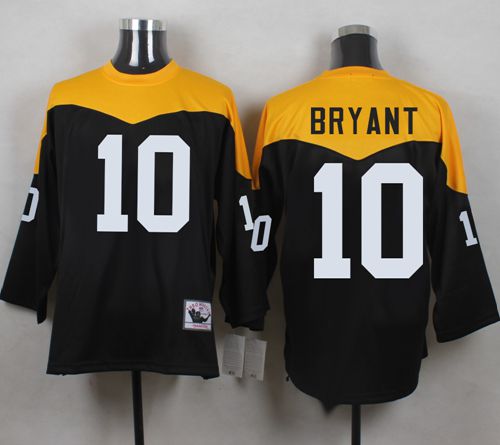Mitchell And Ness 1967 Steelers #10 Martavis Bryant Black/Yelllow Throwback Men's Stitched Jersey