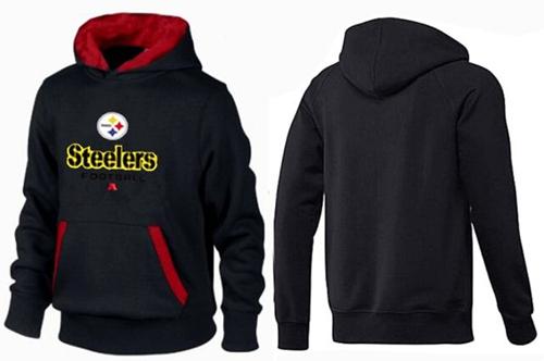 Pittsburgh Steelers Critical Victory Pullover Hoodie Black & Red