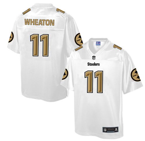 Nike Steelers #11 Markus Wheaton White Men's NFL Pro Line Fashion Game Jersey