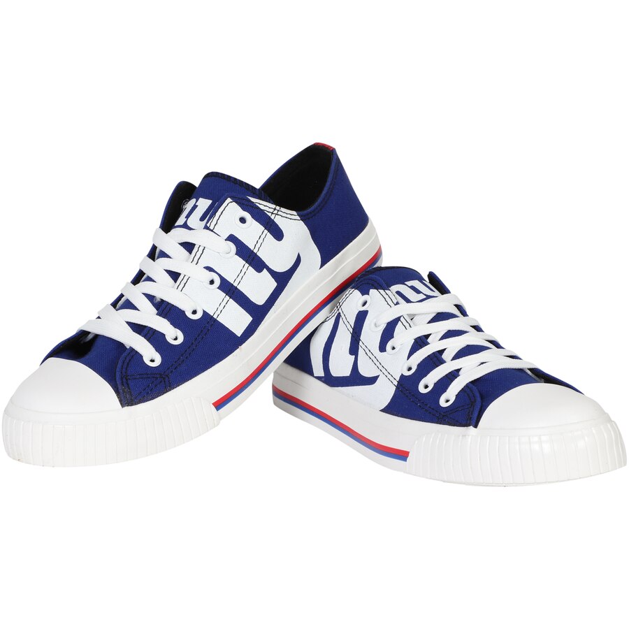 All Sizes NFL New York Giants Repeat Print Low Top Sneakers 006