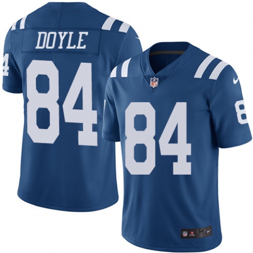 Men's Indianapolis Colts #84 Jack Doyle Royal Blue Vapor Untouchable Limited Stitched NFL Jersey