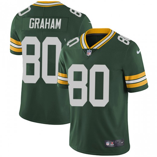 Men's Green Bay Packers #80 Jimmy Graham Green Vapor Untouchable Limited Stitched NFL Jersey