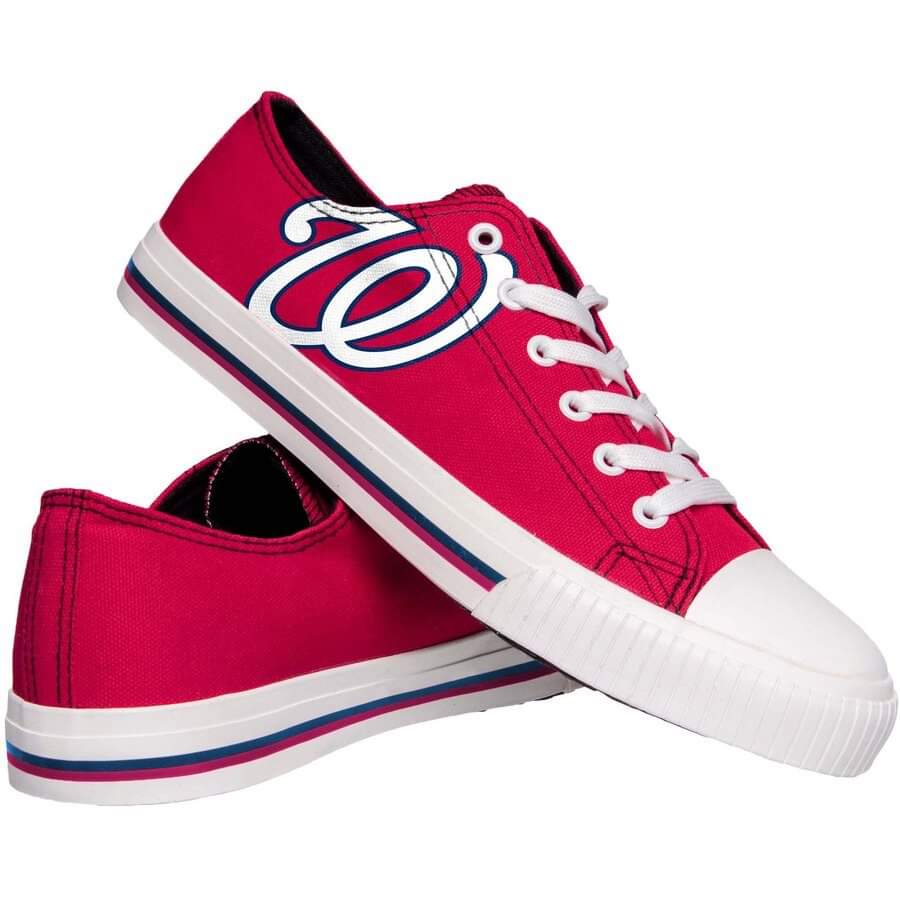 All Sizes Washington Nationals Repeat Print Low Top Sneakers