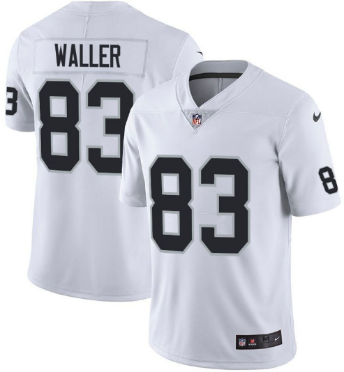 Men's Oakland Raiders #83 Darren Waller White Vapor Untouchable Limited Stitched NFL Jersey