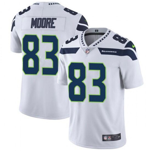 Men's Seattle Seahawks #83 David Moore White Vapor Untouchable Limited Stitched NFL Jersey