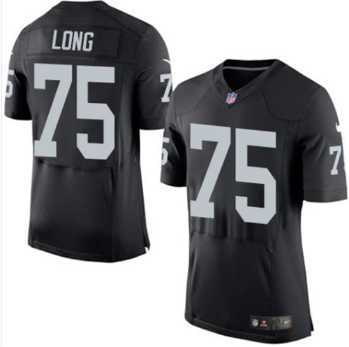 Men's Oakland Raiders #75 Howie Long Black Vapor Untouchable Elite Stitched NFL Jersey