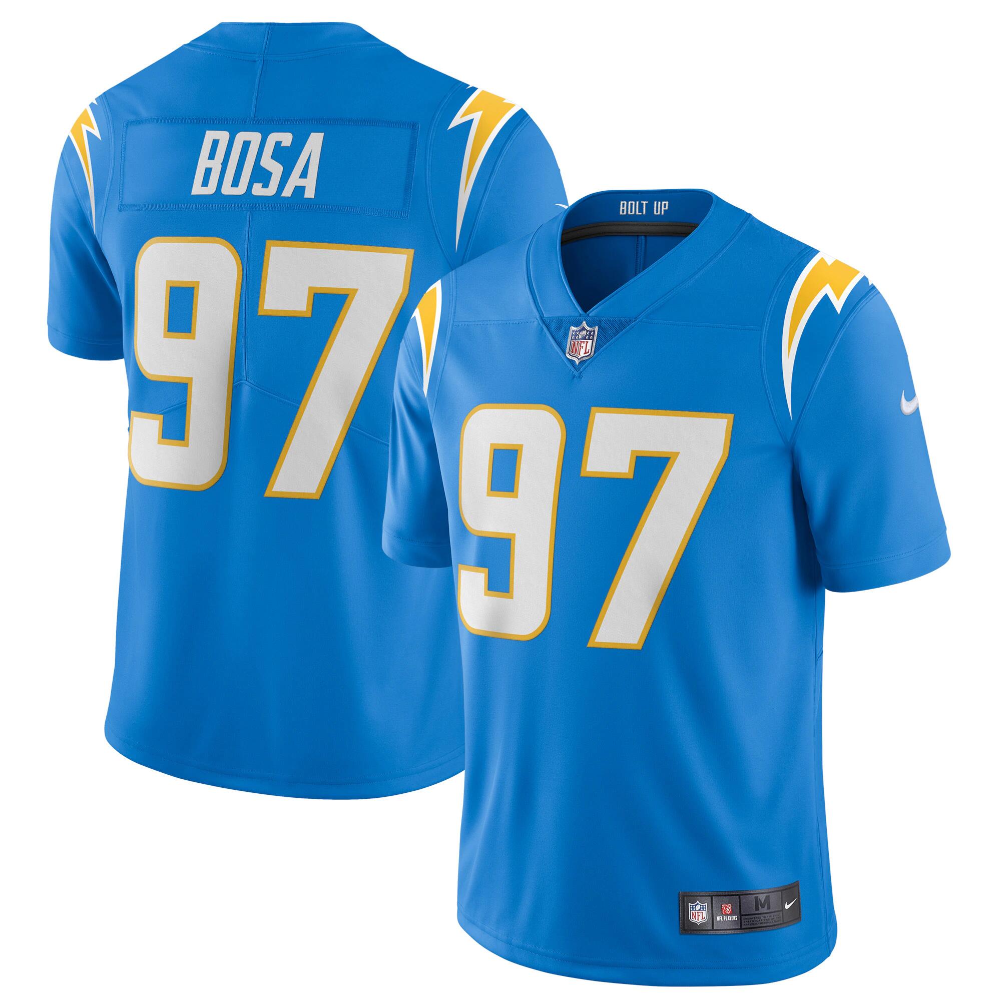Men's Los Angeles Chargers #97 Joey Bosa 2020 Blue Vapor Untouchable Limited Stitched NFL Jersey