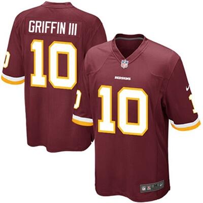 Men's Washington Redskins #10 Robert Griffin III Red Game Limited Stitched NFL Jersey