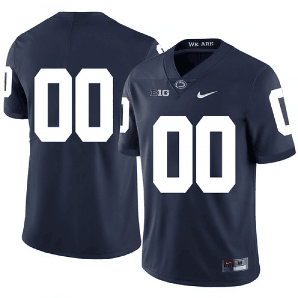 Men's Penn State Nittany Lions Active Player Custom Navy Stitched Jersey