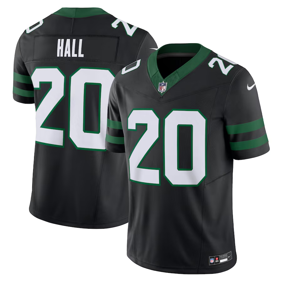 Men's New York Jets Active Player Custom Black F.U.S.E. Throwback Vapor Untouchable Limited Football Stitched Jersey