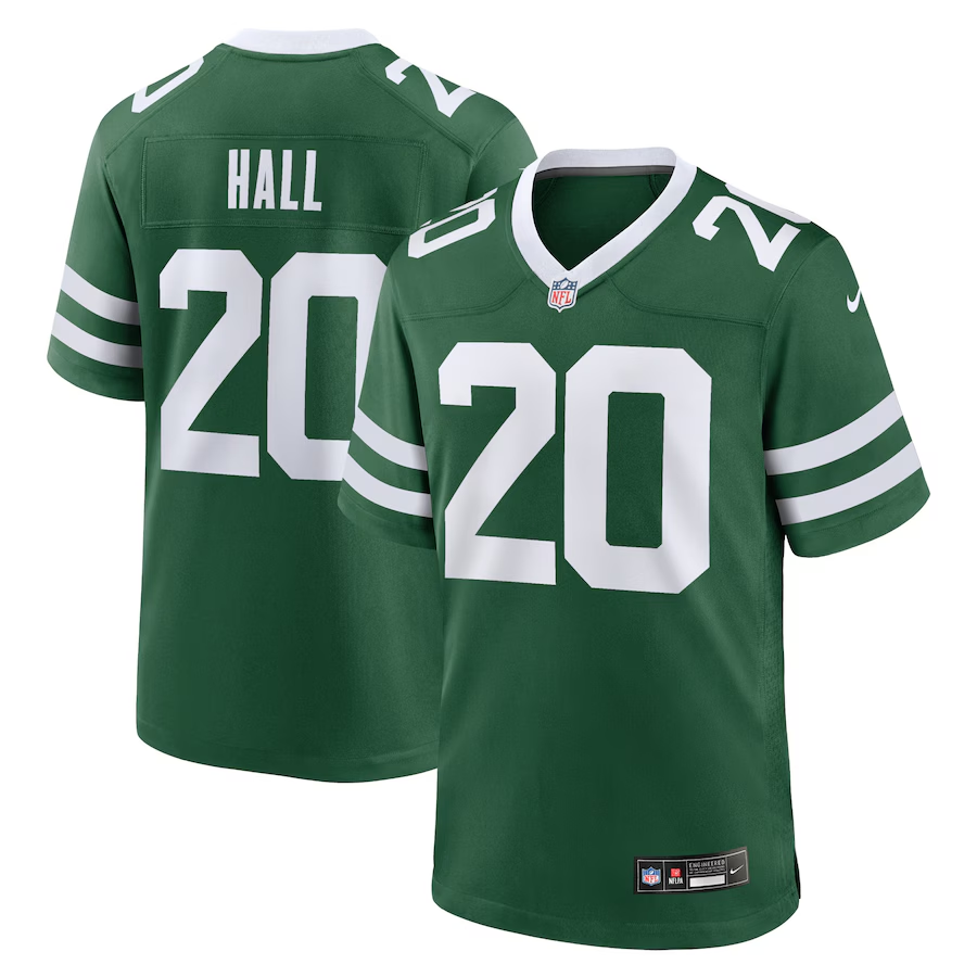 Men's New York Jets Active Player Custom Green Throwback Stitched Game Jersey