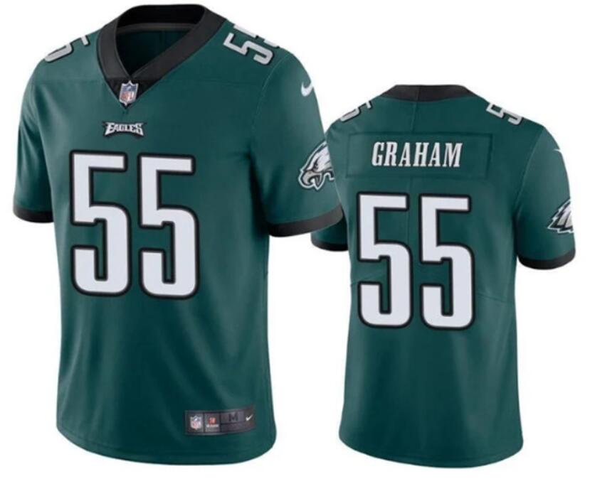 Men's Philadelphia Eagles #55 Brandon Graham Green Vapor Untouchable Limited Stitched Football Jersey