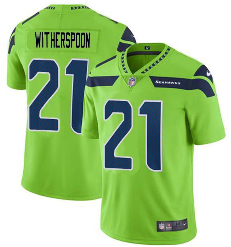 Men's Seattle Seahawks #21 Devon Witherspoon Green Vapor Untouchable Limited Stitched NFL Jersey