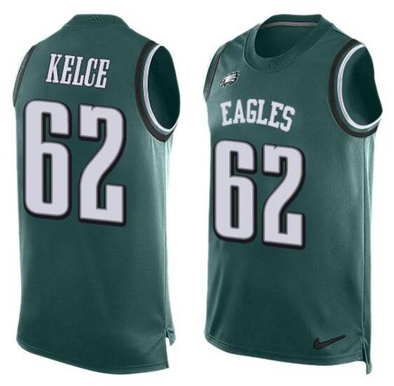 Men's Philadelphia Eagles ACTIVE PLAYER Custom Midnight Green Team Color Men's Stitched NFL Limited Tank Top Jersey