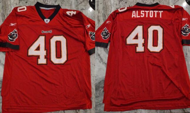 Men's Tampa Bay Buccaneers ACTIVE PLAYER Custom Red Football Stitched Game Jersey