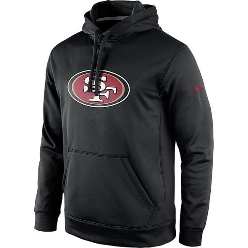 Men's San Francisco 49ers Nike Black KO Logo Essential Pullover Hoodie