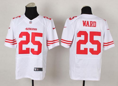 Nike 49ers #25 Jimmie Ward White Men's Stitched NFL Elite Jersey
