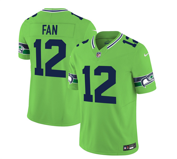 Men's Seattle Seahawks #12 Fan 2023 F.U.S.E. Green Limited Football Stitched Jersey