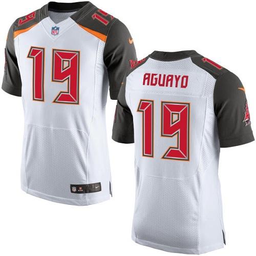 Nike Buccaneers #19 Roberto Aguayo White Men's Stitched NFL New Elite Jersey