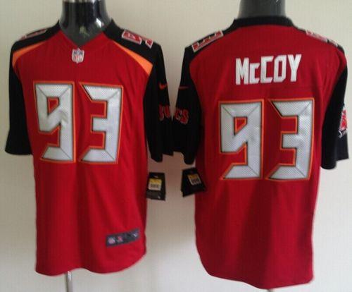 Nike Buccaneers #93 Gerald McCoy Red Team Color Men's Stitched NFL New Game Jersey