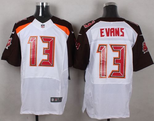 Nike Buccaneers #13 Mike Evans White Men's Stitched NFL New Elite Jersey