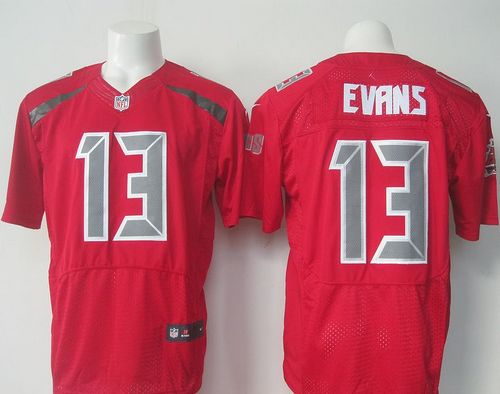 Nike Buccaneers #13 Mike Evans Red Men's Stitched NFL Elite Rush Jersey
