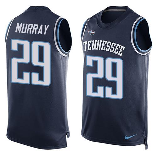 Nike Titans #29 DeMarco Murray Navy Blue Alternate Men's Stitched NFL Limited Tank Top Jersey