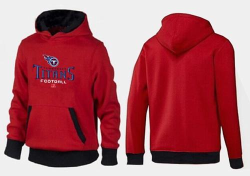 Tennessee Titans Critical Victory Pullover Hoodie Red & Black