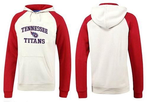 Tennessee Titans Heart & Soul Pullover Hoodie White & Red