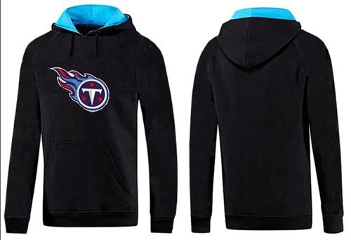 Tennessee Titans Logo Pullover Hoodie Black & Blue