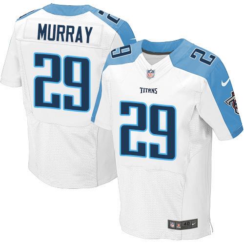 Nike Titans #29 DeMarco Murray White Men's Stitched NFL Elite Jersey