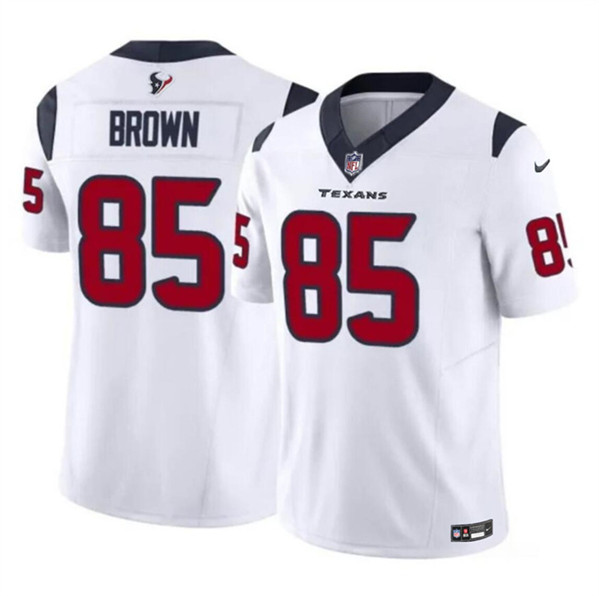 Men's Houston Texans #85 Noah Brown White 2023 F.U.S.E. Vapor Untouchable Football Stitched Jersey