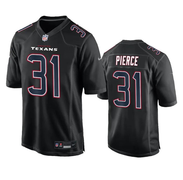 Men's Houston Texans #31 Dameon Pierce Black Fashion Vapor Untouchable Limited Football Stitched Jersey