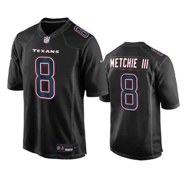 Men's Houston Texans #8 John Metchie III Black Fashion Vapor Untouchable Limited Football Stitched Jersey