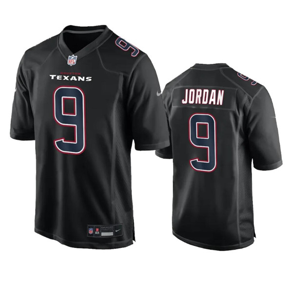 Men's Houston Texans #9 Brevin Jordan Black Fashion Vapor Untouchable Limited Football Stitched Jersey