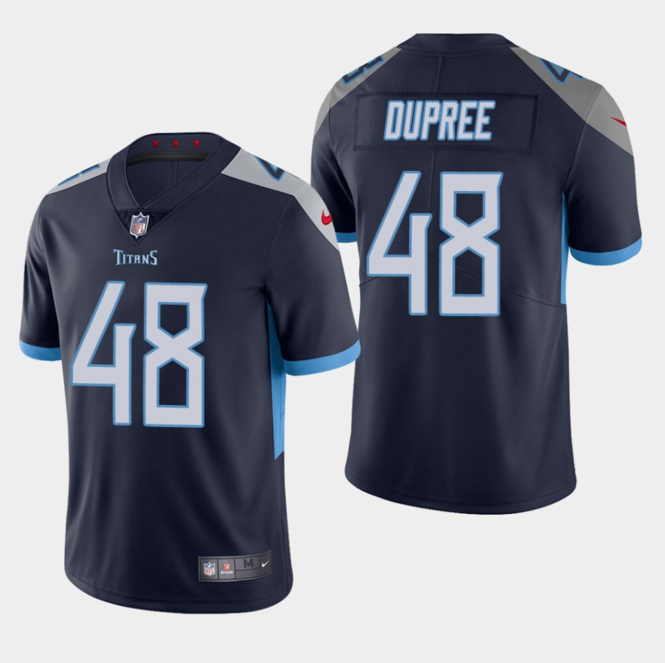 Men's Tennessee Titans #48 Navy Vapor Untouchable Stitched NFL Jersey (Check description if you want Women or Youth size)