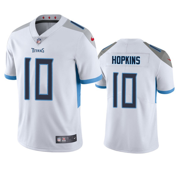 Men's Tennessee Titans #10 DeAndre Hopkins White Vapor Untouchable Stitched Jersey