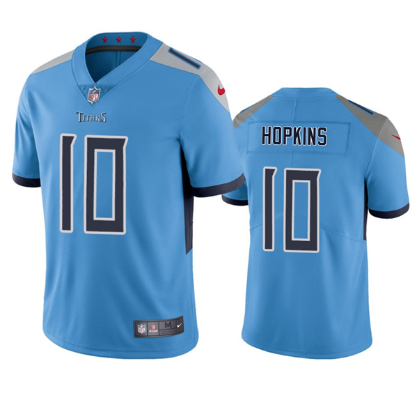 Men's Tennessee Titans #10 DeAndre Hopkins Blue Vapor Untouchable Stitched Jersey