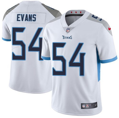 Men's Tennessee Titans #54 Rashaan Evans White Vapor Untouchable Stitched NFL Jersey