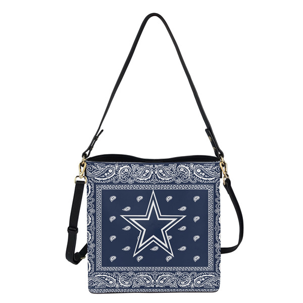 Dallas Cowboys PU Leather Bucket Handbag 001