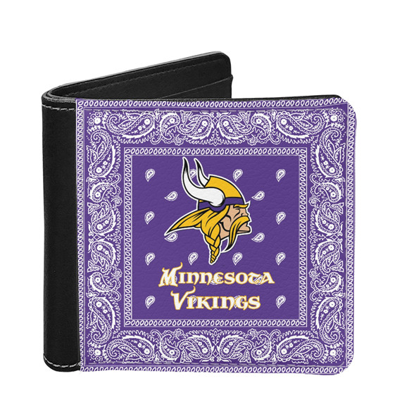 Minnesota Vikings PU Leather Wallet 001