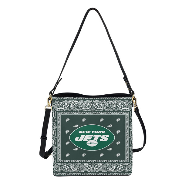 New York Jets PU Leather Bucket Handbag 001
