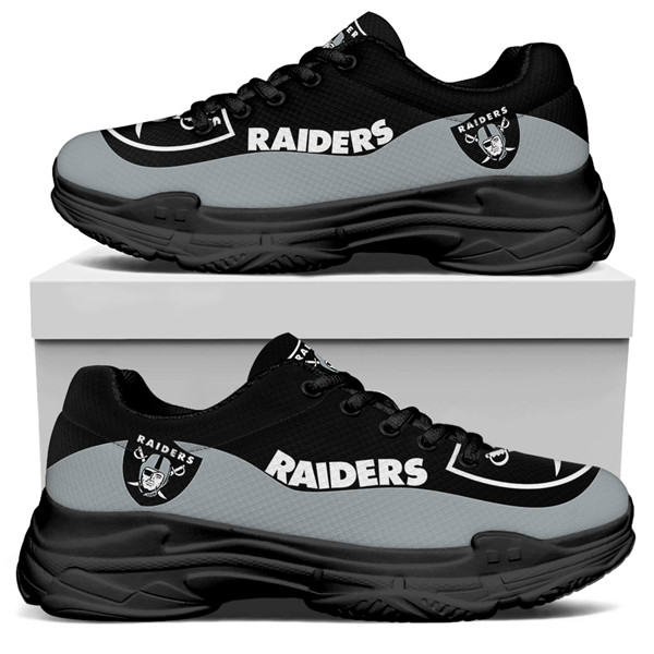 Men's Las Vegas Raiders Edition Chunky Sneakers With Line 001