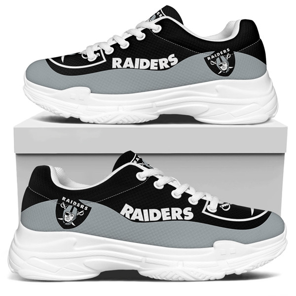 Men's Las Vegas Raiders Edition Chunky Sneakers With Line 002
