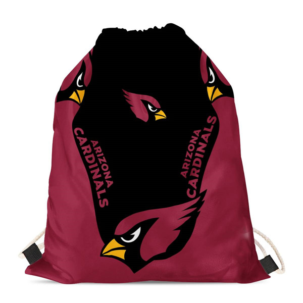 Arizona Cardinals Drawstring Backpack sack / Gym bag 18" x 14" 001