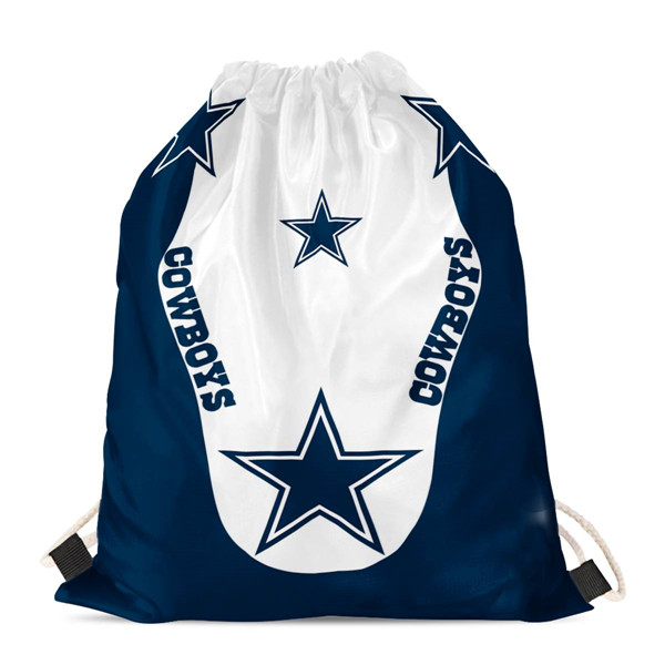 Dallas Cowboys Drawstring Backpack sack / Gym bag 18" x 14" 001