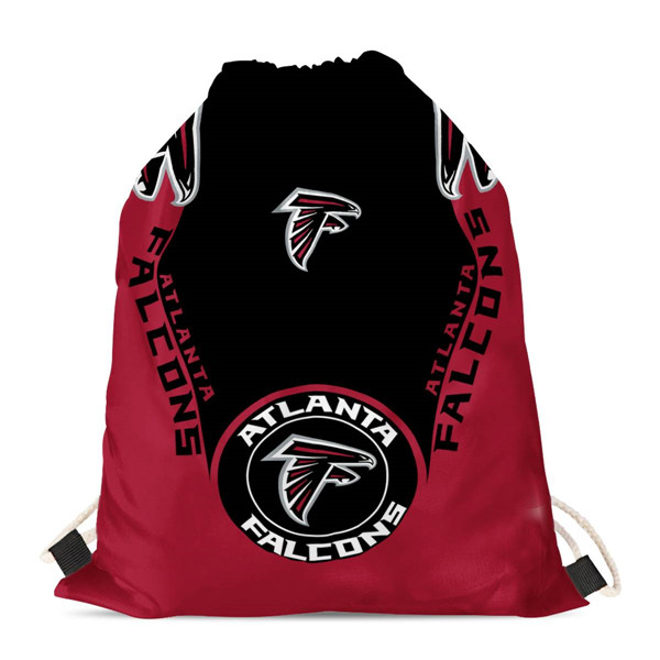 Atlanta Falcons Drawstring Backpack sack / Gym bag 18" x 14" 001