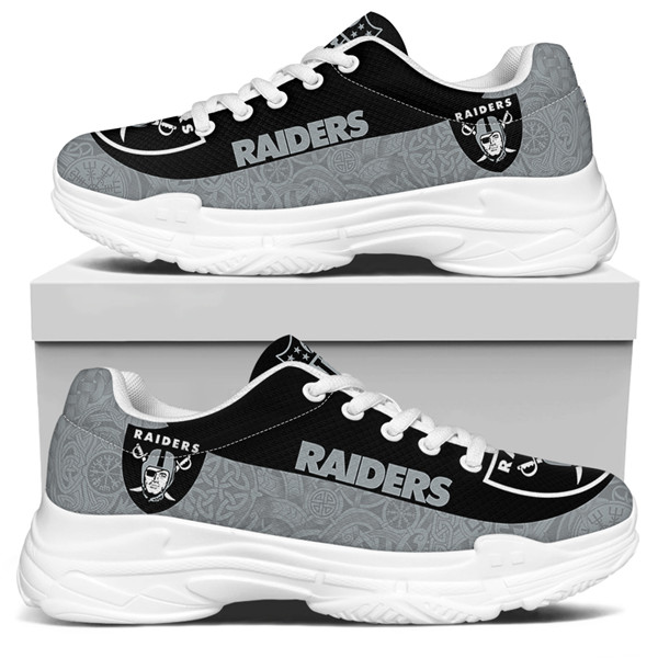 Men's Las Vegas Raiders Edition Chunky Sneakers With Line 004