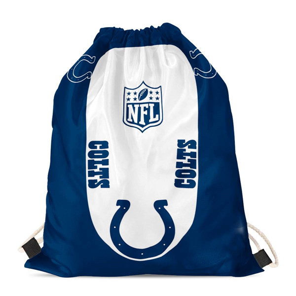 Indianapolis Colts Drawstring Backpack sack / Gym bag 18" x 14" 002