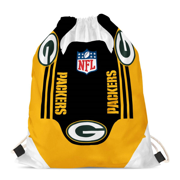 Green Bay Packers Drawstring Backpack sack / Gym bag 18 x 14 002 [Nfl ...